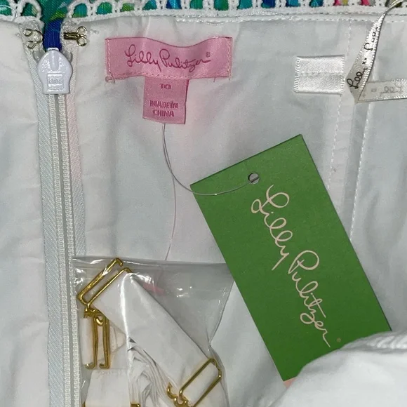 Lily Pulitzer Brynn dress in the color pink sunset - Picture 6 of 8